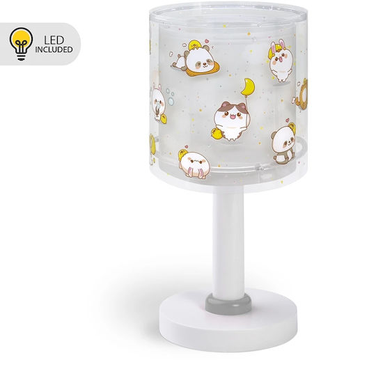 Ango Led Kids Decorative Lamp Gray 30x15cm