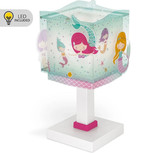 Ango Led Kids Decorative Lamp Mermaids Multicolour 29x13.5cm
