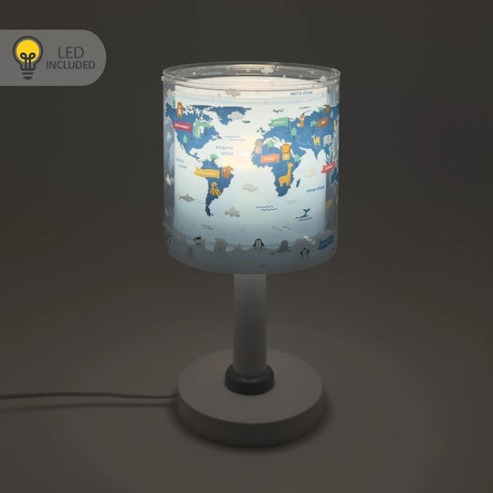 Ango Led Kids Decorative Lamp Light Blue 29x13.5cm