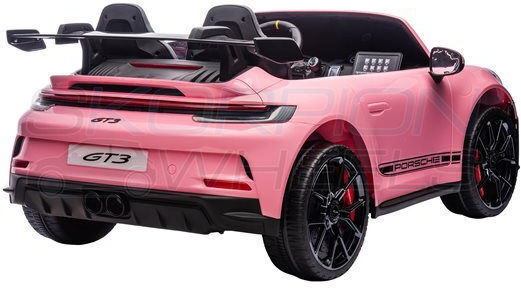 Porsche 911 GT3 Original Две Места с Дистанционно Управление Лицензиран 24 Волта Розова за 3+ Години
