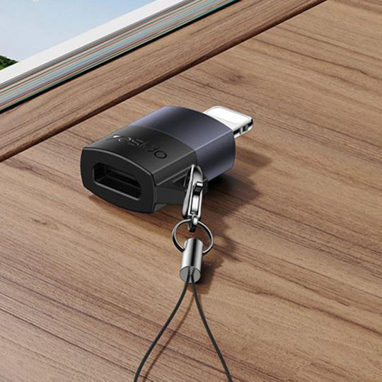 Yesido Converter micro USB male to Lightning female Gray 1pcs