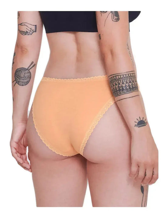 24/7 Weekend H Tanga Βαμβακερά Women's Slip 3Pack with Lace Somone/veraman/ombre