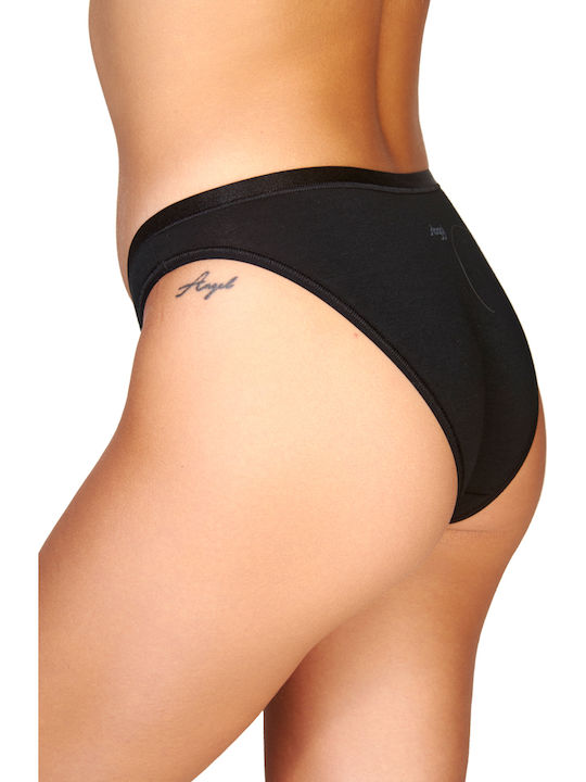 Βαμβακερά Women's Slip 3Pack Black