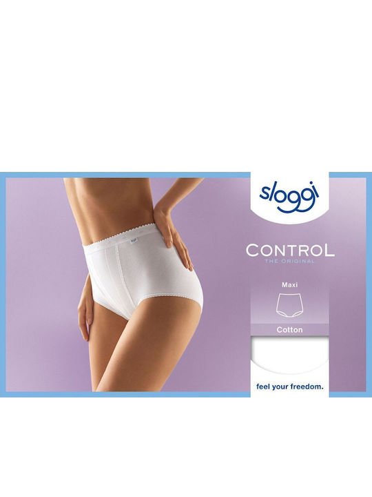 Control Maxi Talie înaltă Femeie Boxer Alb