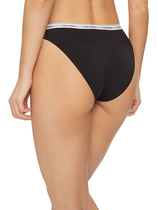 Βαμβακερά Damen Slip 3Pack Schwarz
