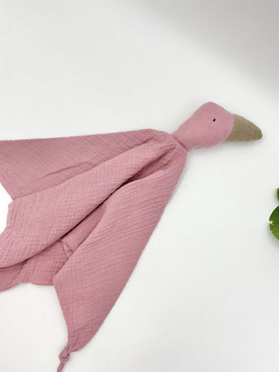 Velvet White Пелена за бебе Нани Pink