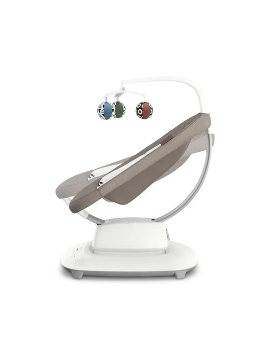 UPPAbaby Ηλεκτρικό Relax Μωρού Κούνια Mamaroo Smart Wells Dark Taupe Mélange για Παιδί έως 11.3kg