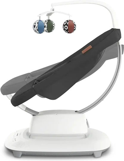 UPPAbaby Elektrisch Baby Relax Schaukel Mamaroo Smart Jake Charcoal Mélange für Kind bis 11.3kg