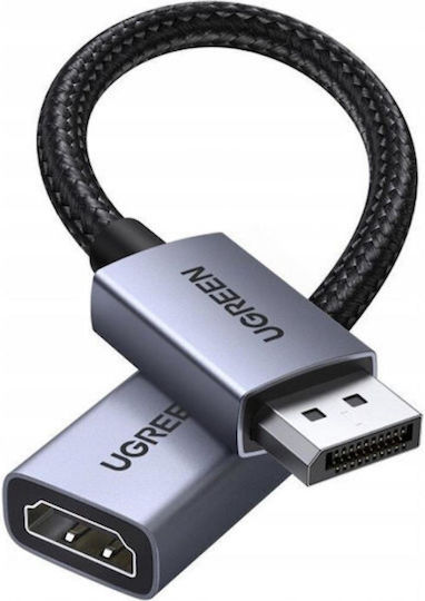 Ugreen Cable DisplayPort male - 0.5m Μαύρο (55566)