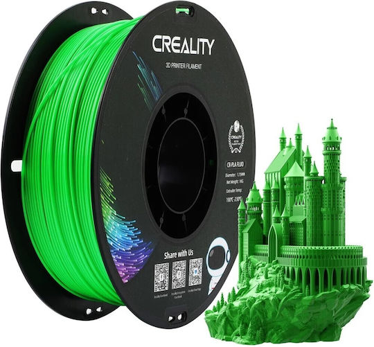 Creality3D 3D Printer Filament 1.75mm Fluorescent Green 1kg 1τμχ (Spool)