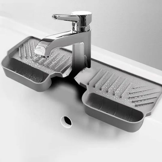 Uncle George Plastic Gray Kitchen Sink Organizer 45x16x5cm