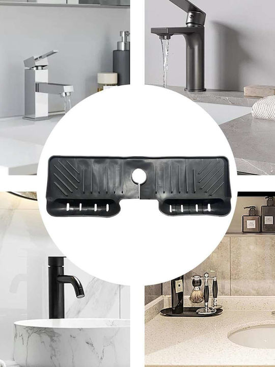 Uncle George Plastic Gray Kitchen Sink Organizer 45x16x5cm