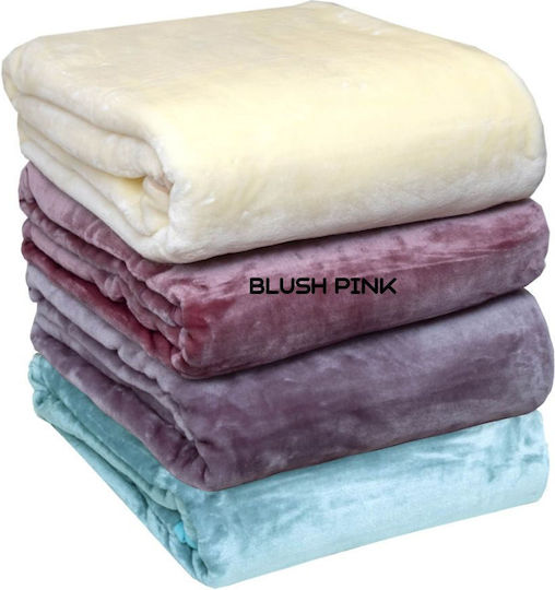 Anna Riska Blanket Nursery Swaddling Blankets Velvet Pink 80x110cm