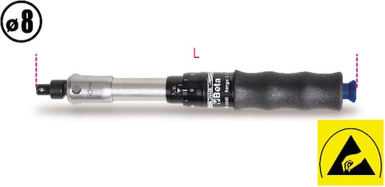 Beta 1 Nuss Sechskant mit Vierkant-Antrieb 1/2" 1Stück