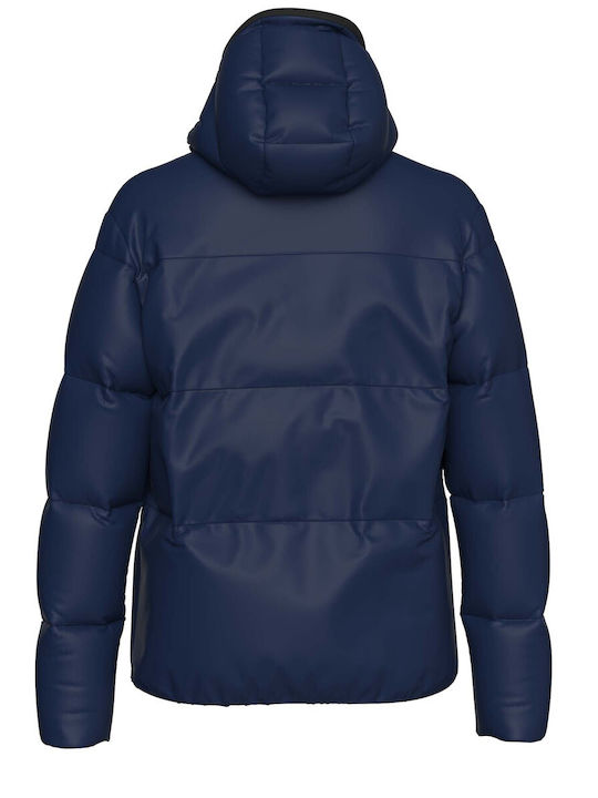 Яке Puffer Водоустойчиво и Ветроустойчиво Синьо