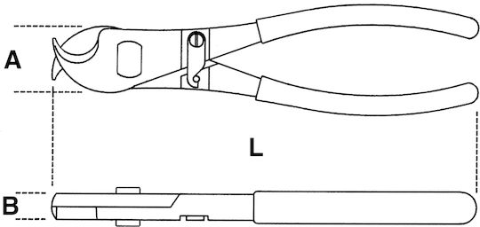 Beta 1132BM Cable Cutter Electrician Length 170mm
