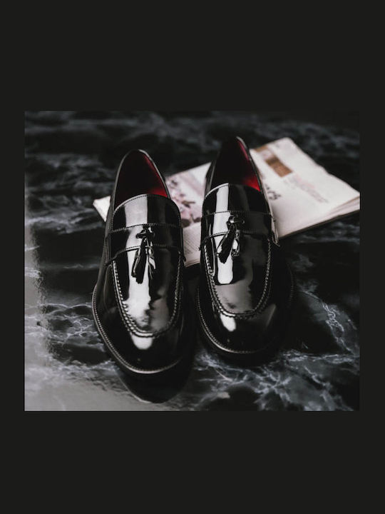 Men's Leather Moccasins Black