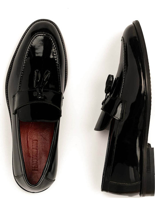 Men's Leather Moccasins Black