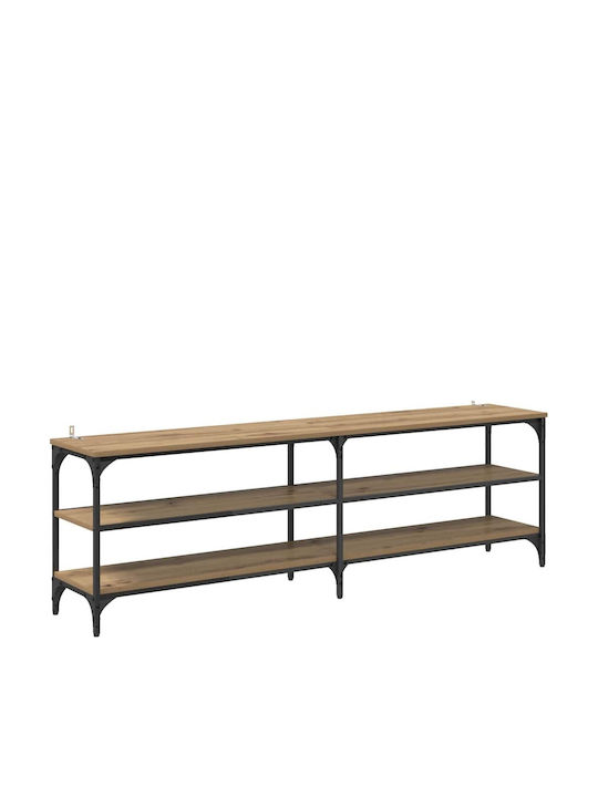 TV-Ständer Metall Artisan Eiche M160xT30xH50cm