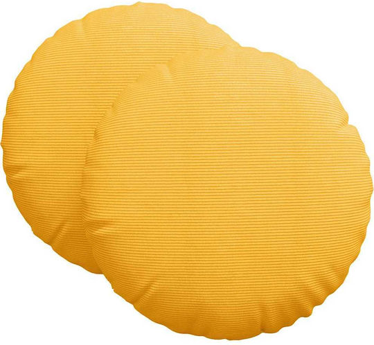 vidaXL Velvet Sofa Cushion Soft Yellow 60x60cm