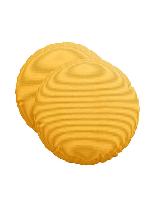vidaXL Velvet Sofa Cushion Soft Yellow 50x50cm