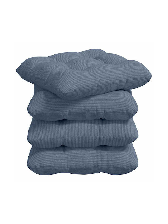 vidaXL Sofa-Kissen Blau 40x40cm