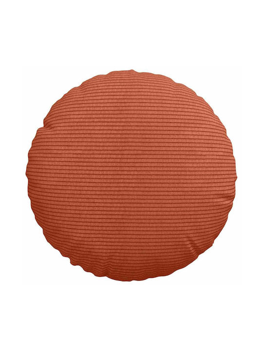 vidaXL Възглавница за диван от Велур Red Orange 2бр 30x30см.