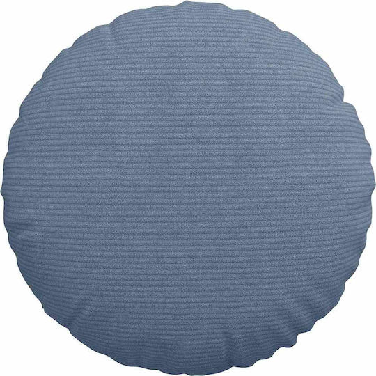 vidaXL Perna de Canapea Din Catifea Albastră 40x40cm