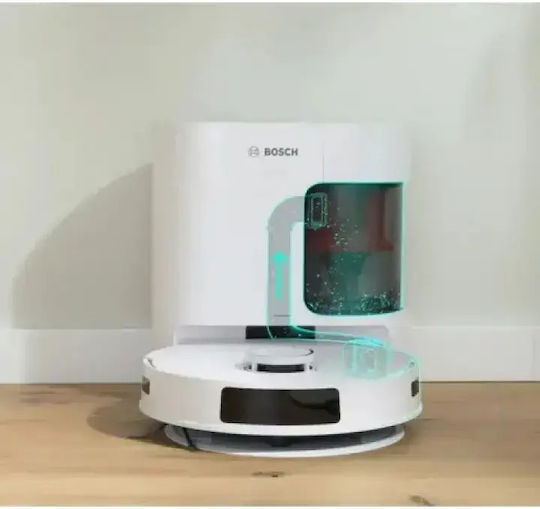 Bosch Spotless Advanced + Robot Vacuum Cleaner with Laser Mapping & 11000Pa Suction Power White