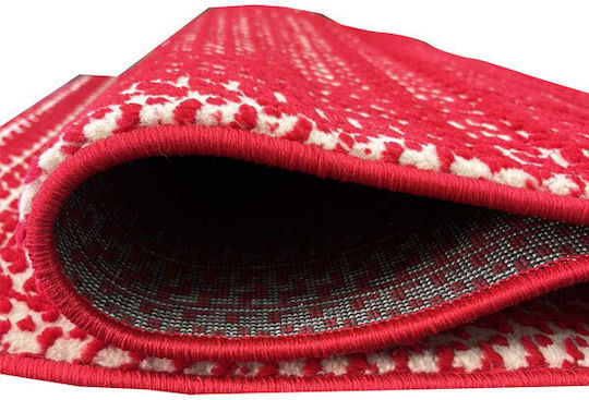 SpitiBazaar Bedroom Rug Sets Red SB-2030 3 Pieces