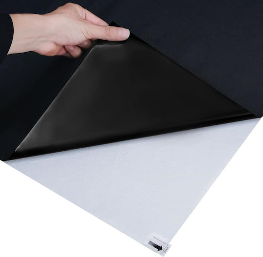 Vidaxl Статично Фолио За Прозорци Черно 60 X 2000 См Pvc