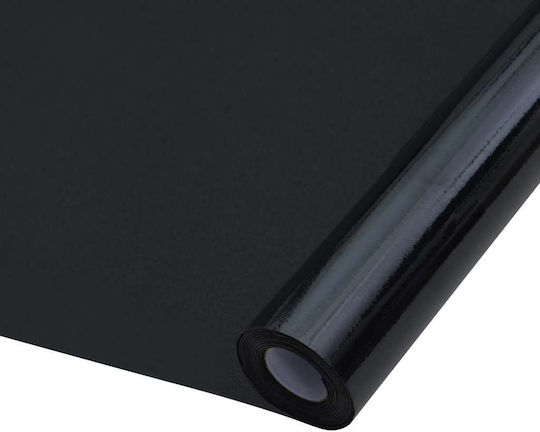 Vidaxl Статично Фолио За Прозорци Черно 90 X 2000 См Pvc