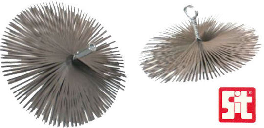 Sit Metallic Chimney Cleaning Brush Round