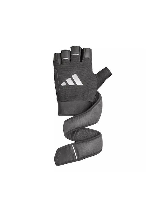 adidas Performance Wrist Wrap Training Men's Sports Gloves Black