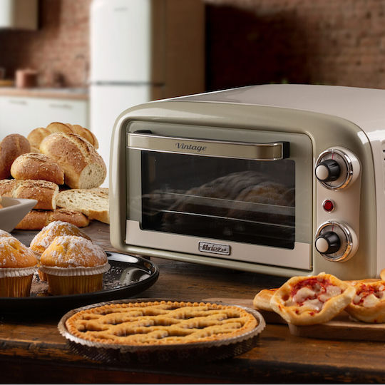 Ariete Oven Ηλεκτρικό Φουρνάκι 10lt Χωρίς Εστίες Μπεζ