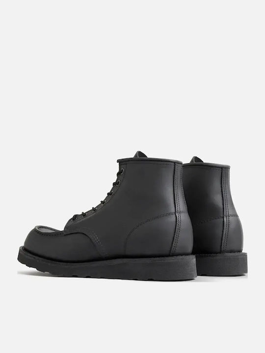 Leather Black Men's Boots