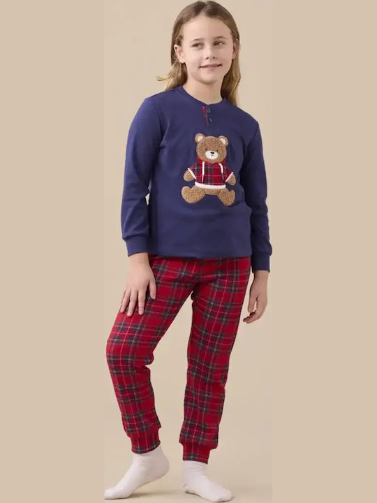 Noidinotte Kids' Pajamas Cotton Medieval Blue