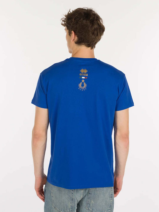 Italia Αθλητικό T-shirt Γαλάζιο
