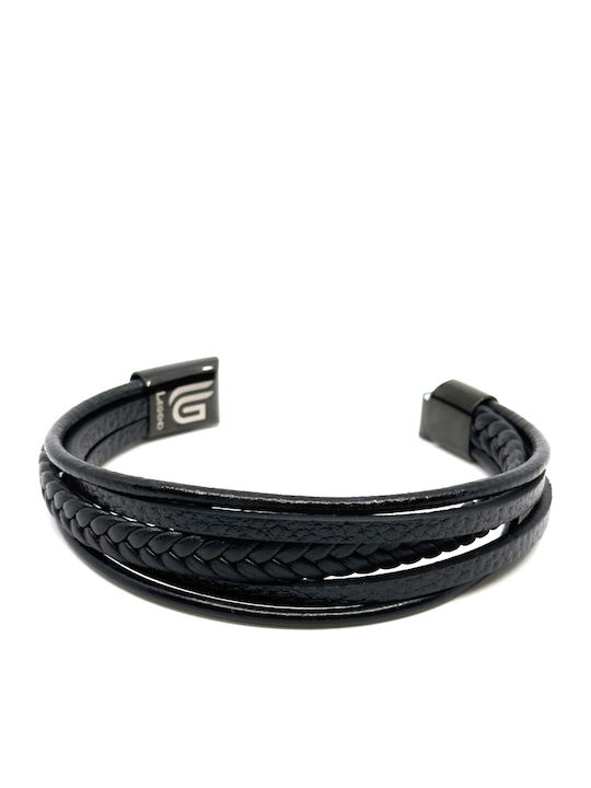Legend Accessories Βραχιόλι από Δέρμα 23cm