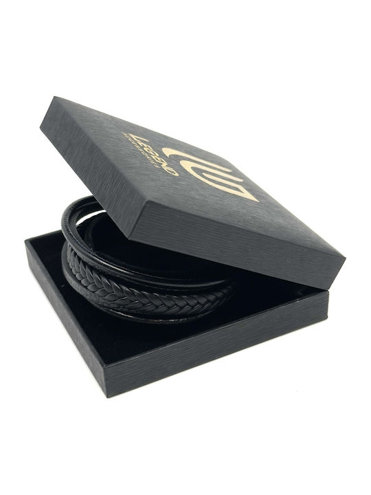 Legend Accessories Βραχιόλι από Δέρμα 23cm
