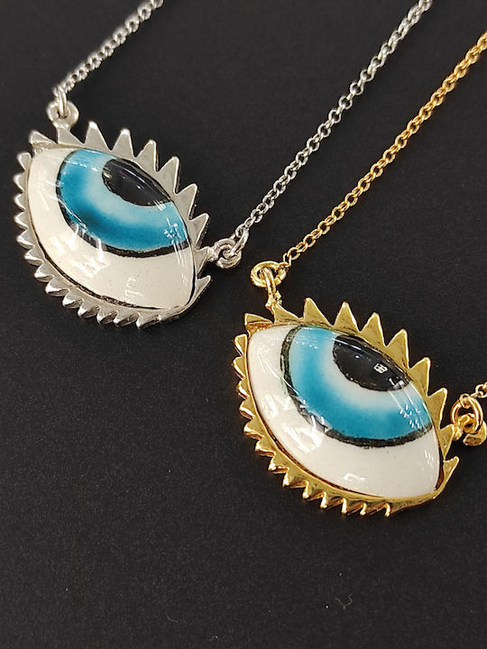 Kloxx Eye from Gold Plated Silver