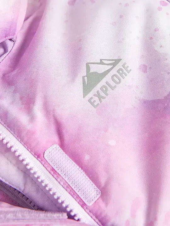 Geacă Casual Pentru Copii Cu Glugă Violet