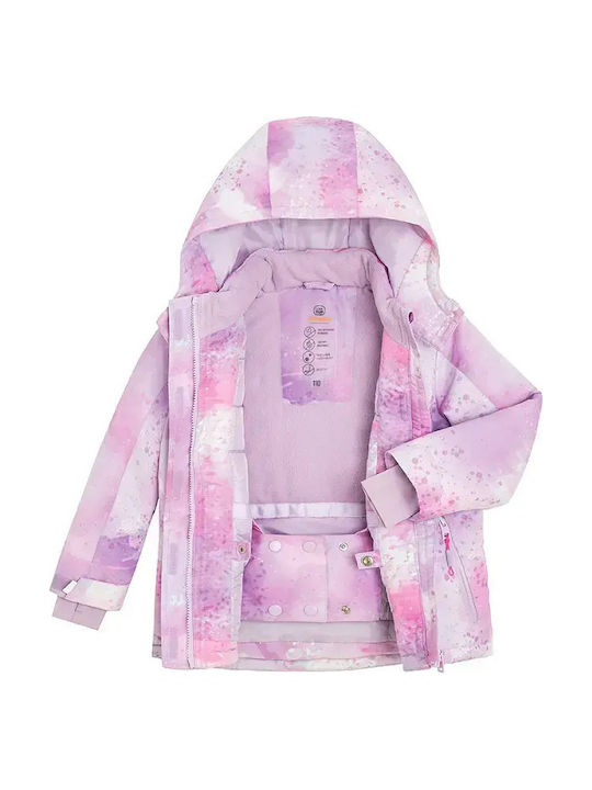 Geacă Casual Pentru Copii Cu Glugă Violet