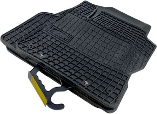 Carpower Set of Front and Rear Mats 4pcs for Ford Fiesta 2004-2011 Black