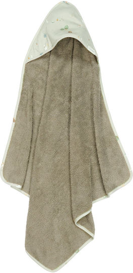 Little Dutch Baby Bathrobe with Hood 100x100cm