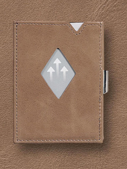 Leather Men's Wallet Classic with RFID Brown