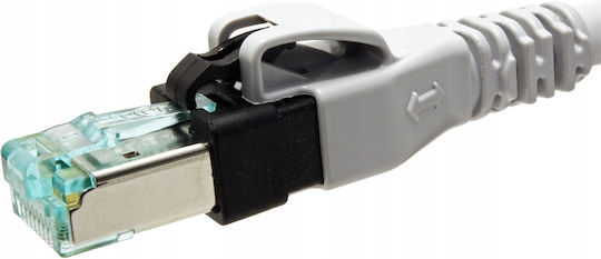Easylan S/FTP Cat.6a Ethernet Network Cable 10m Gray 1pcs