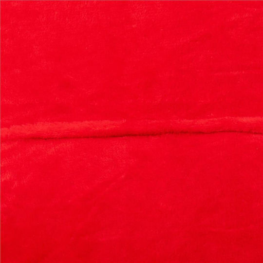 Pătură Fleece Cu Mâneci 82x88cm Roșu