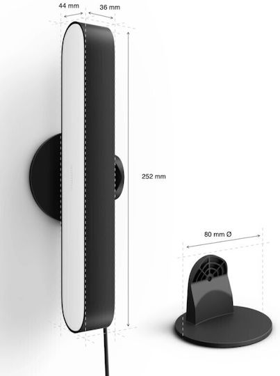 Philips Smart Φωτιστικό Hue Play Lightbar Kit Pro LED RGBW Μπάρα