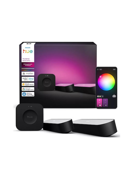Philips Smart Διακοσμητικό Φωτιστικό Hue Play Lightbar Kit Pro LED RGBW Μπάρα